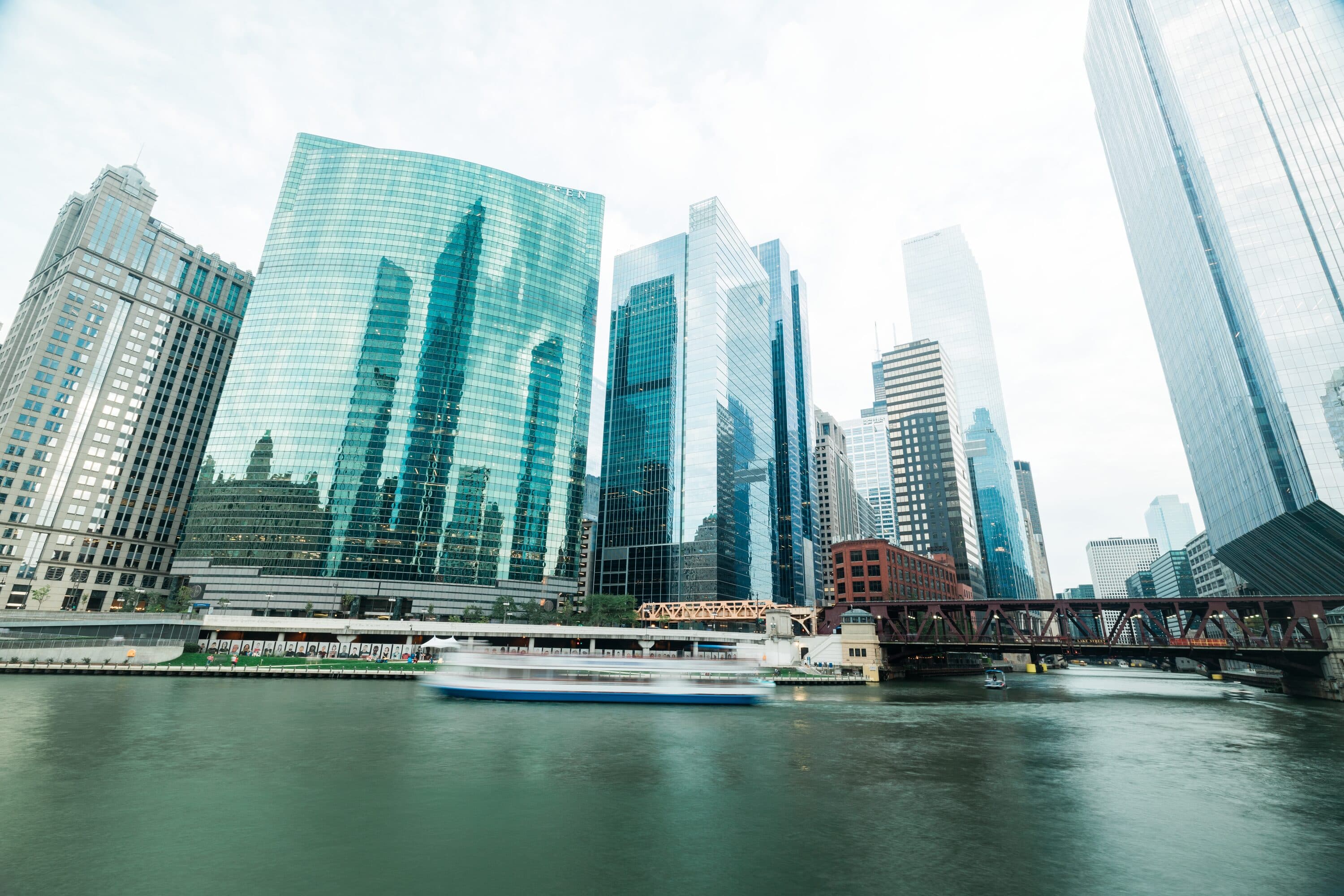 Wolf Point, the historic confluence of the Chicago River's three branches